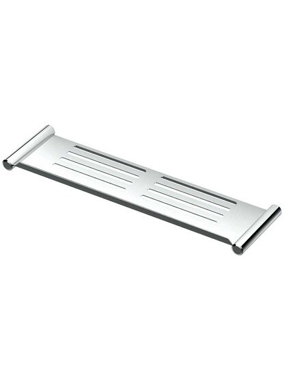 19 inch Horizontal Shower Shelf in Polished Chrome.